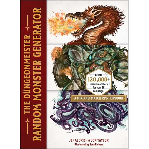 The Düngeonmeister Random Monster Generator: A Mix-And-Match RPG Flipbook